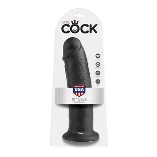 Gode noir King Cock - vue de profil