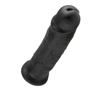 Gode noir King Cock - détail de la texture