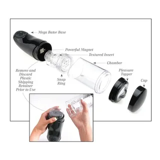 Masturbateur Pdx Mega Bator USB Bouche Rouge vue 10