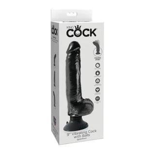 Gode Vibrant avec Testicules