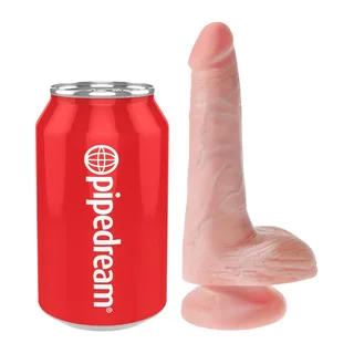 Gode Réaliste Boules Légères King Cock vue 4