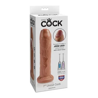 Gode Réaliste Non Coupé King Cock modèle 2 vue 3