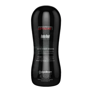 Masturbateur oral silicone noir rouge, vibrant à piles, autre vue 3