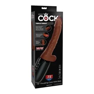 Plus Va-et-Vient a Testicules King Cock - vue en gros plan