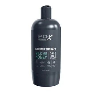Masturbateur Stroker Conception miel milk Pdx Plus - vue de profil - Gris