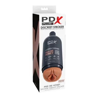 Masturbateur Stroker Conception miel milk Pdx Plus - avec son échelle de taille