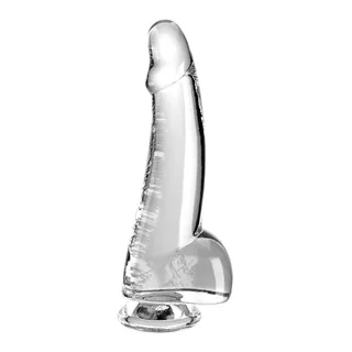Clear Gode Testicules King Cock