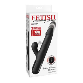 Vibromasseur Lapin Silicone Sonix Noir vue 7