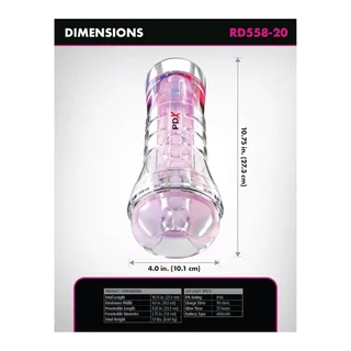 Viewtube LED Masturbateur Pdx Elite vue 2
