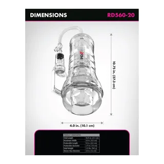 Viewtube Vac XXL Transparent avec Pompe Pdx Elite vue 4