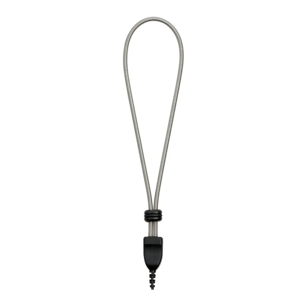 Emballage de l'Electraloop, anneau scrotal métallisé en acier inoxydable avec câble de connexion et boucle de serrage réglable
