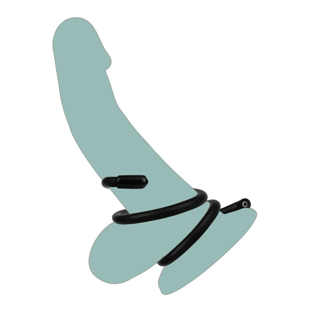 Électrode en silicone bleu-gris avec fil conducteur modelable, équipée de bandes de maintien noires ajustables et d'un connecteur