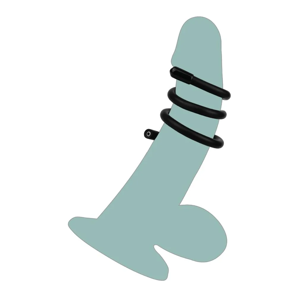 Électrode en silicone bleu-gris avec fil conducteur modelable, équipée de bandes de maintien noires ajustables et d'un connecteur