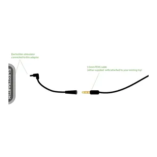 Adaptateur Standard Vers Prise Electrastim - vue de dos