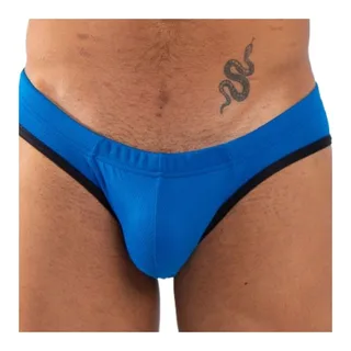 Lingerie Burn bleu Burn - vue de dos