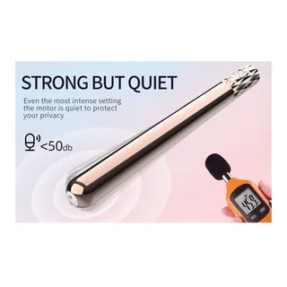 Mini-vibromasseur Tia Magic Stick Nalone doré vue 2