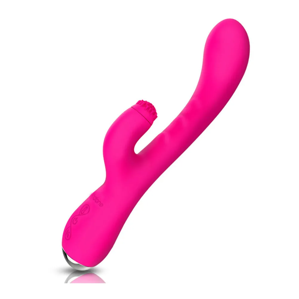 Vibromasseur rabbit rose fuchsia, rotation et chauffant, autre vue 4
