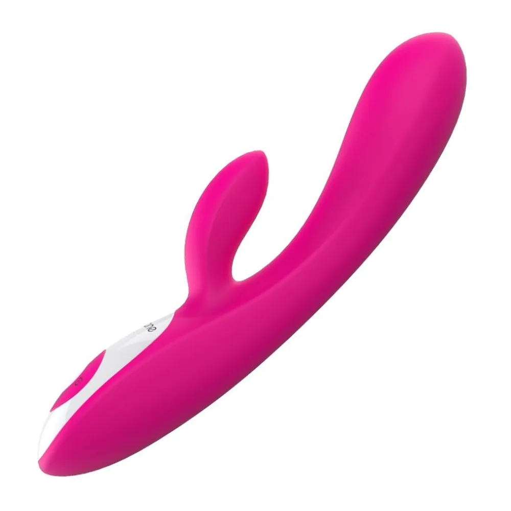 Vibromasseur silicone rose, commande vocale, rechargeable, chauffant, autre vue 5