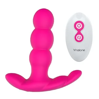Pearl Vibromasseur Anal Nalone - détail de la texture - Noir