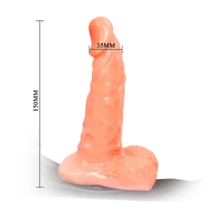 Harnais Pénis Réaliste Culotte Baile - détail de la texture