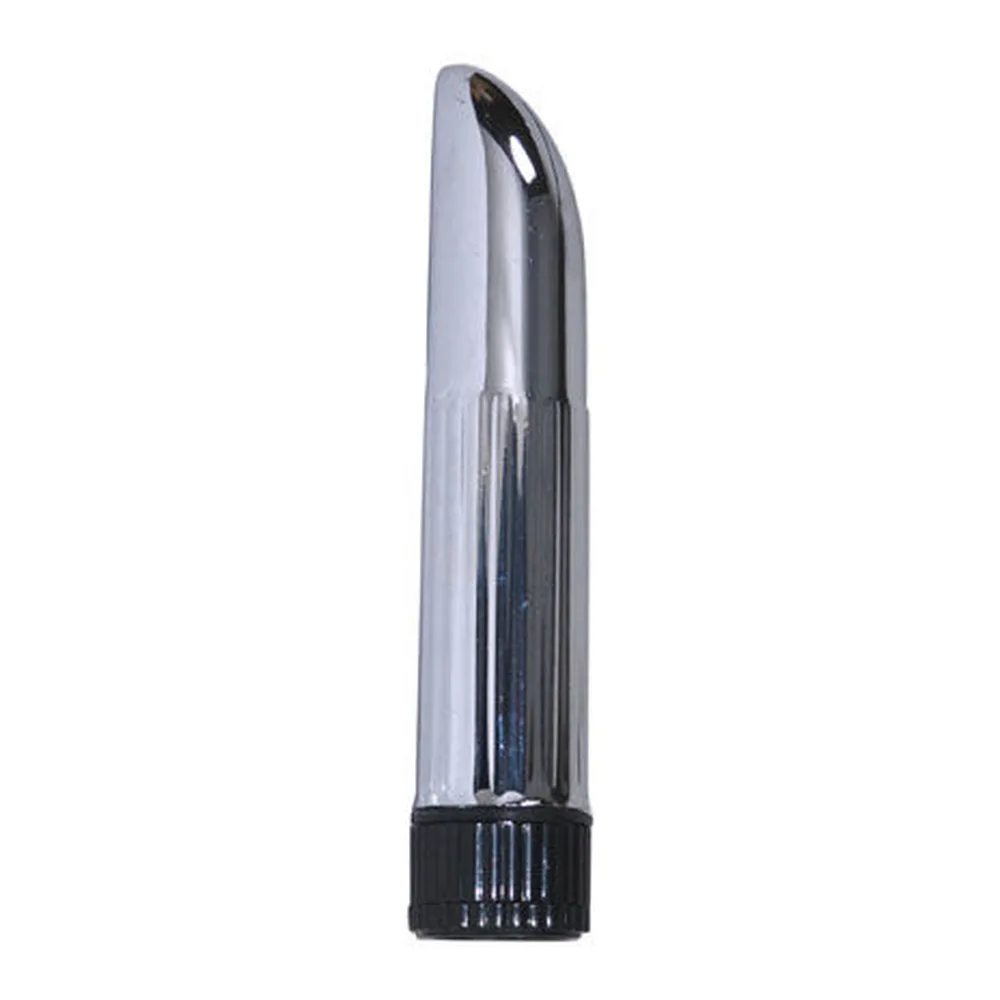 Vibromasseur doigt en silicone noir et gris translucide, corps effilé avec zones nervurées, embout arrondi, base noire avec grilles de ventilation, sur fond blanc