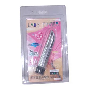 Vibromasseur doigt silicone noir et gris, à piles, autre vue 3