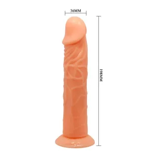 Gode Réaliste Vive Couleur Baile - avec son échelle de taille