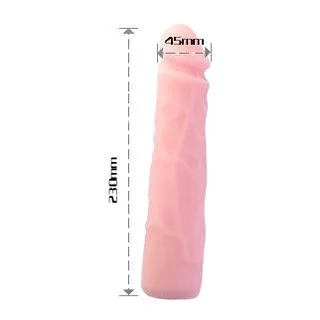 Gode Silicone Réaliste Skin Baile - détail de la texture
