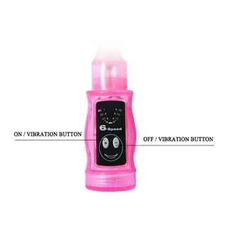 Stimulateur anal silicone rose, perles flexibles, 6 vitesses, autre vue 5