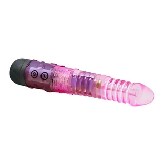 Vibromasseur rose et noir, tige nodulée, 10 modes, autre vue 5
