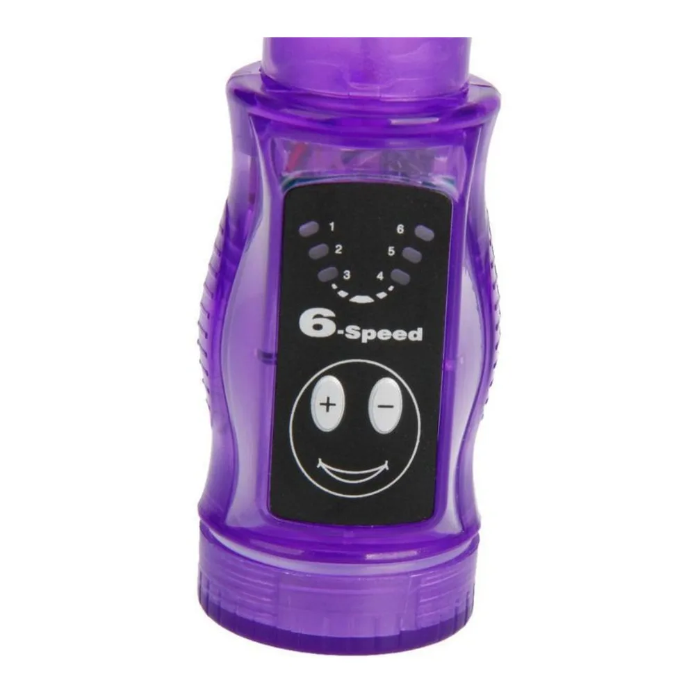 Stimulateur anal silicone rose, perles flexibles, 6 vitesses, coloris Lilas, autre vue 5