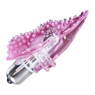 Doigt vibrant rose translucide, capsule vibrante argentée, 10 modes, autre vue 6