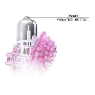 Doigt vibrant rose translucide, capsule vibrante argentée, 10 modes, autre vue 7