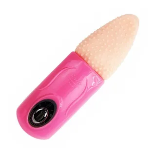 Masseur langue silicone picots rose, vibrant, 3 modes, autre vue 3