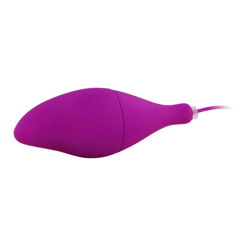 Vibromasseur œuf violet 8 cm, commande filaire, 12 vitesses, autre vue 4