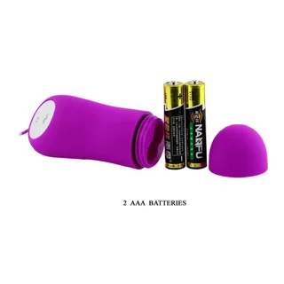 Vibromasseur œuf violet 8 cm, commande filaire, 12 vitesses, autre vue 7