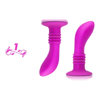 Vibromasseur silicone rose fuchsia, ventouse, 10 modes, autre vue 8