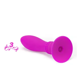 Vibromasseur silicone rose fuchsia, ventouse, 10 modes, autre vue 10