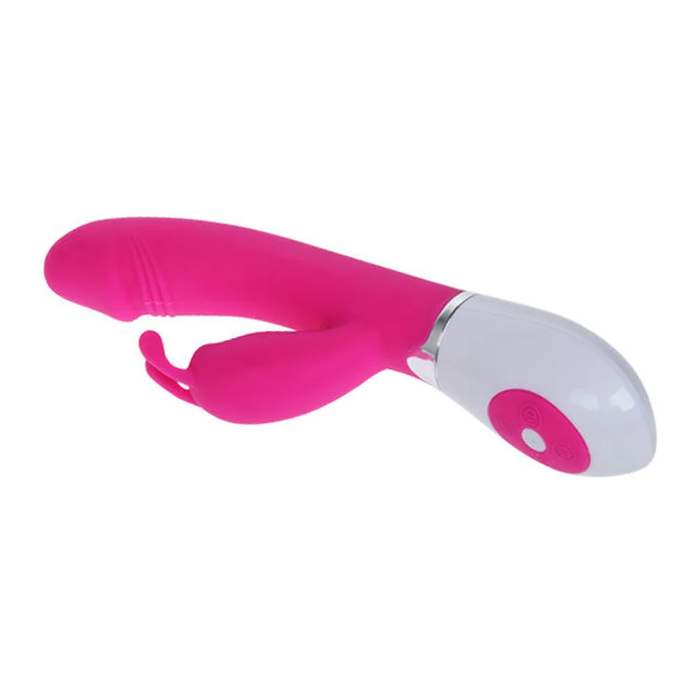 Vibromasseur rabbit rose fuchsia, commande vocale, étanche, autre vue 4