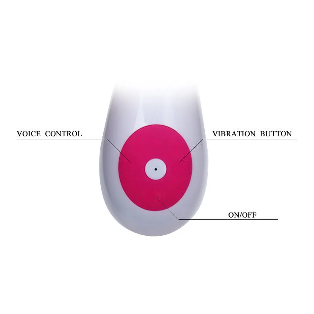 Vibromasseur rabbit rose fuchsia, commande vocale, étanche, autre vue 4