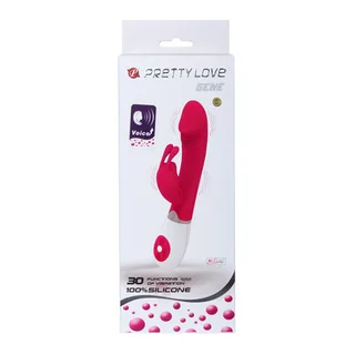 Vibromasseur rabbit rose fuchsia, commande vocale, étanche, autre vue 7