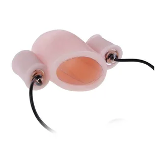Manchons silicone rose avec commande vibration filaire, autre vue 3