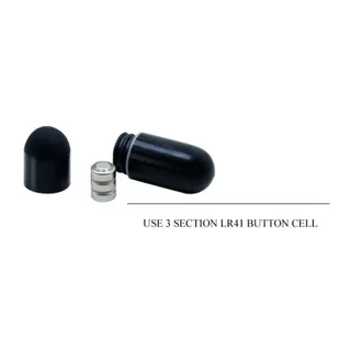 Anneau vibrant silicone noir à piles, autre vue 8
