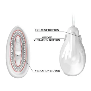 Stimulateur clitoridien silicone blanc avec télécommande, autre vue 3