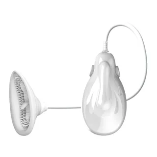 Stimulateur clitoridien silicone blanc avec télécommande, autre vue 9