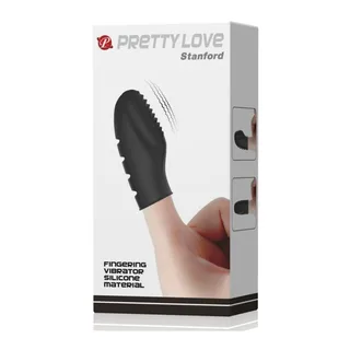 Vibromasseur silicone noir, dé strié et balle vibrante, autre vue 8