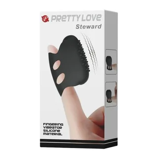 Vibromasseur silicone noir avec picots, à piles, autre vue 7