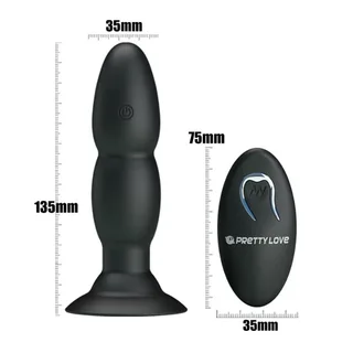 Plug Vibrant Rotatif Telecommande Pretty Love vue 5