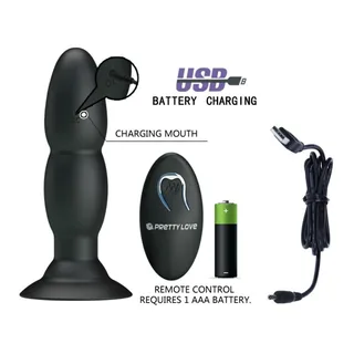 Plug Vibrant Rotatif Telecommande Pretty Love vue 7