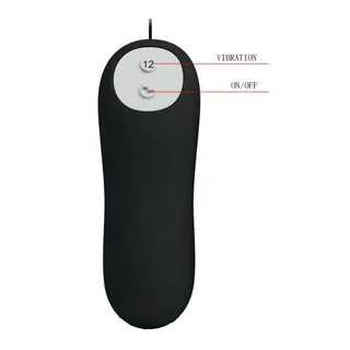 Plug anal silicone noir télécommandé 12 modes, autre vue 4